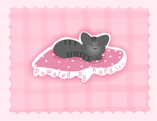 Cat's Nap Boost - 2" sticker