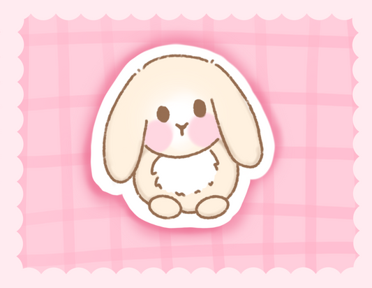 Creamy Bunny - 2" sticker